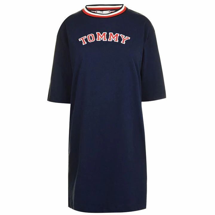 Tommy Bodywear Long Sleeve Nightdress - Navy Blazer