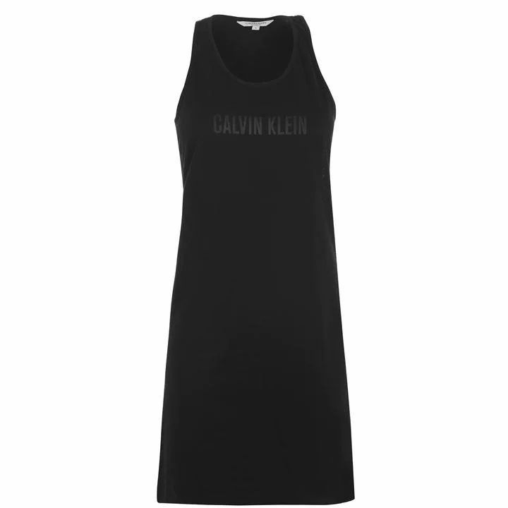 Calvin Klein Mesh Tank Dress Ladies - Black