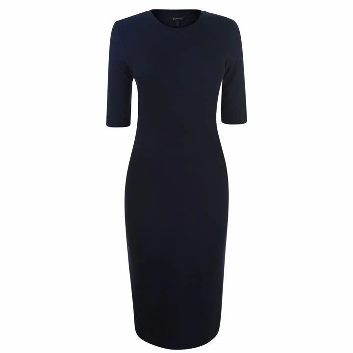 Armani Exchange Short Sleeve Dress - Blue