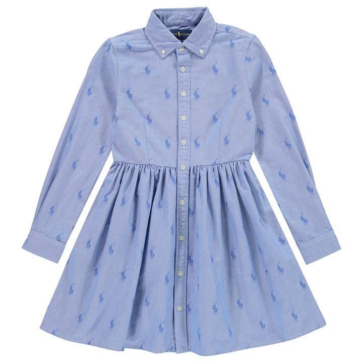 Polo Ralph Lauren Shirt Dress - Oxford Blue