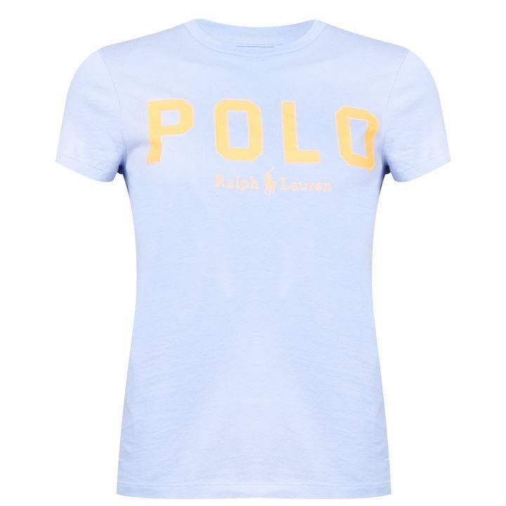 Polo Ralph Lauren Logo T Shirt - Drs Shirt Blue