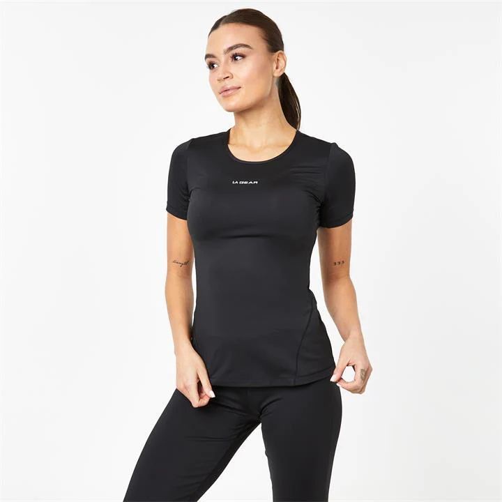 LA Gear Fitted T-Shirt - Black