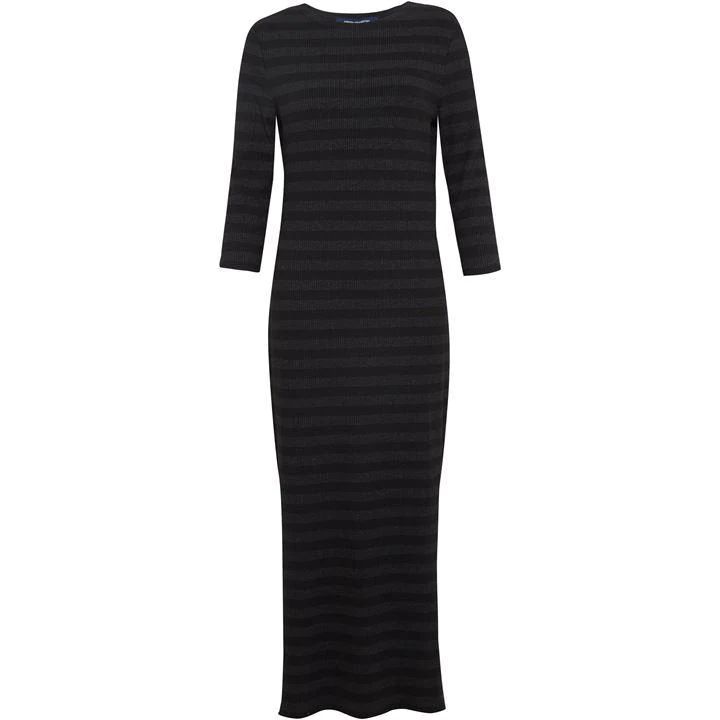Rochelle Jersey Stripe Midi Dress