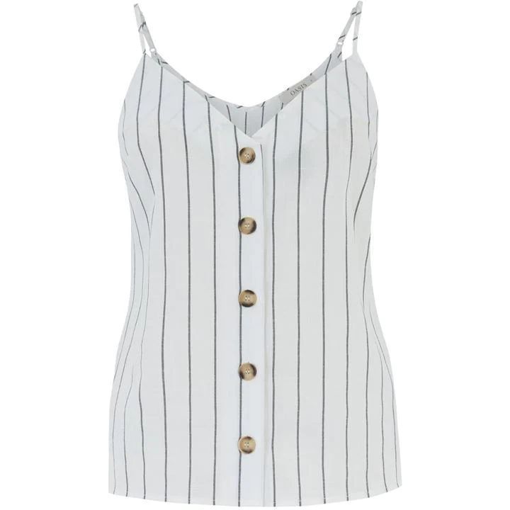 Stripe Button Cami