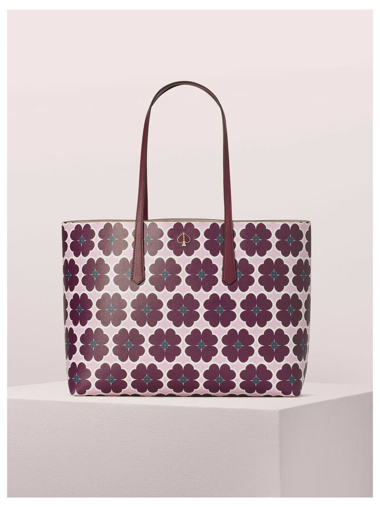 Molly Graphic Clover Large Tote - Orchid Multi - One Size