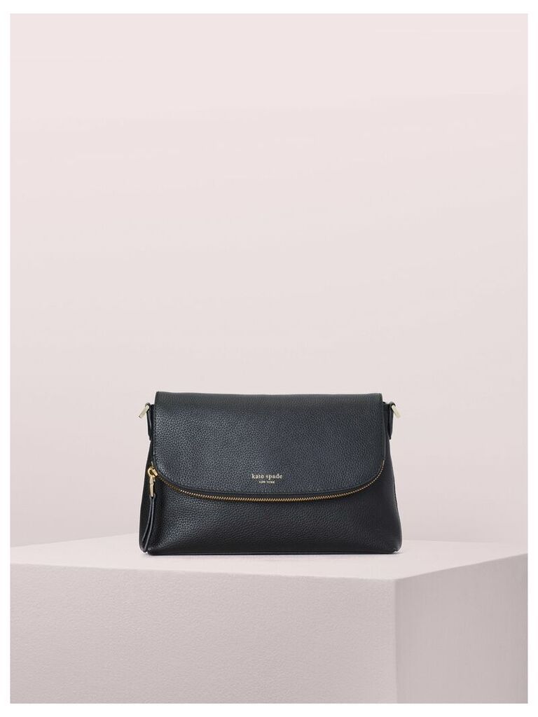Polly Large Convertible Crossbody - Black - One Size