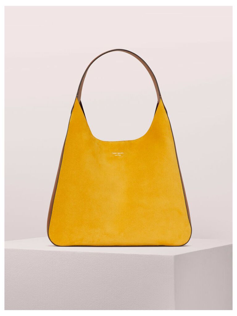 Rita Suede Large Hobo Bag - Soleil - One Size