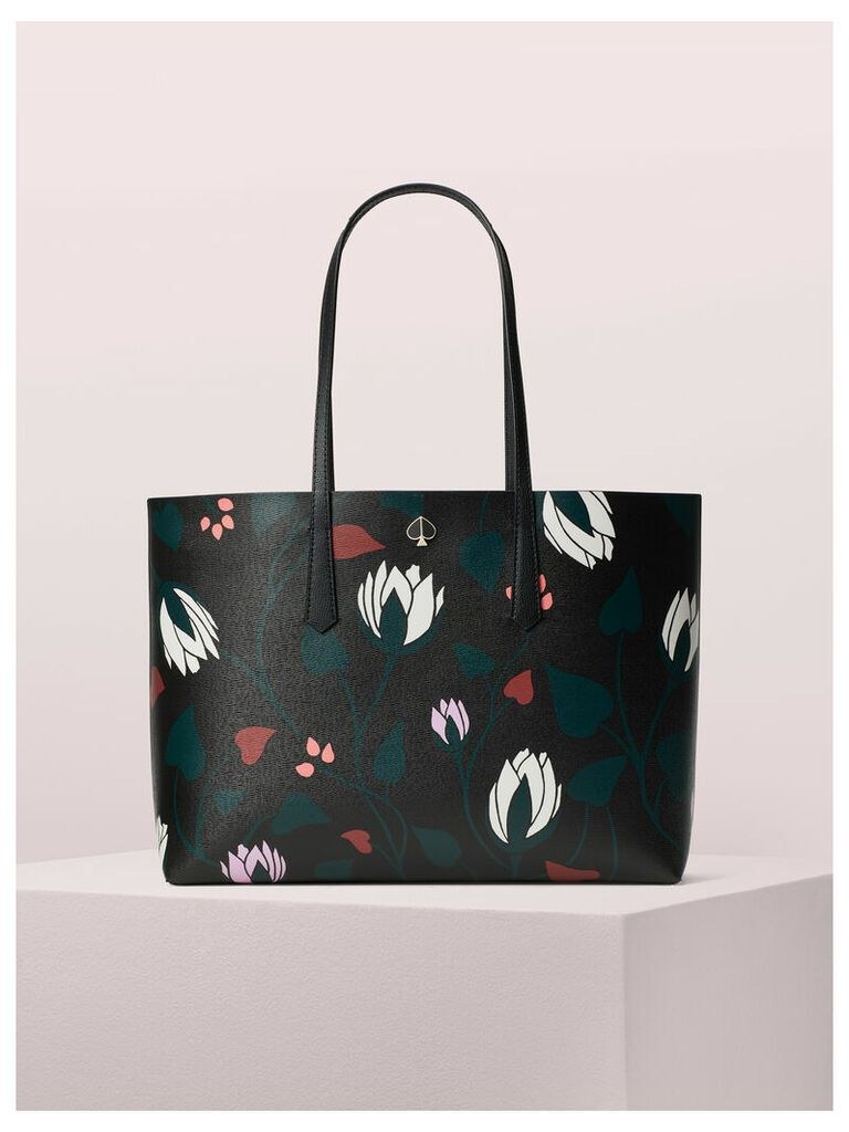 Molly Deco Bloom Large Tote - Black Multi - One Size