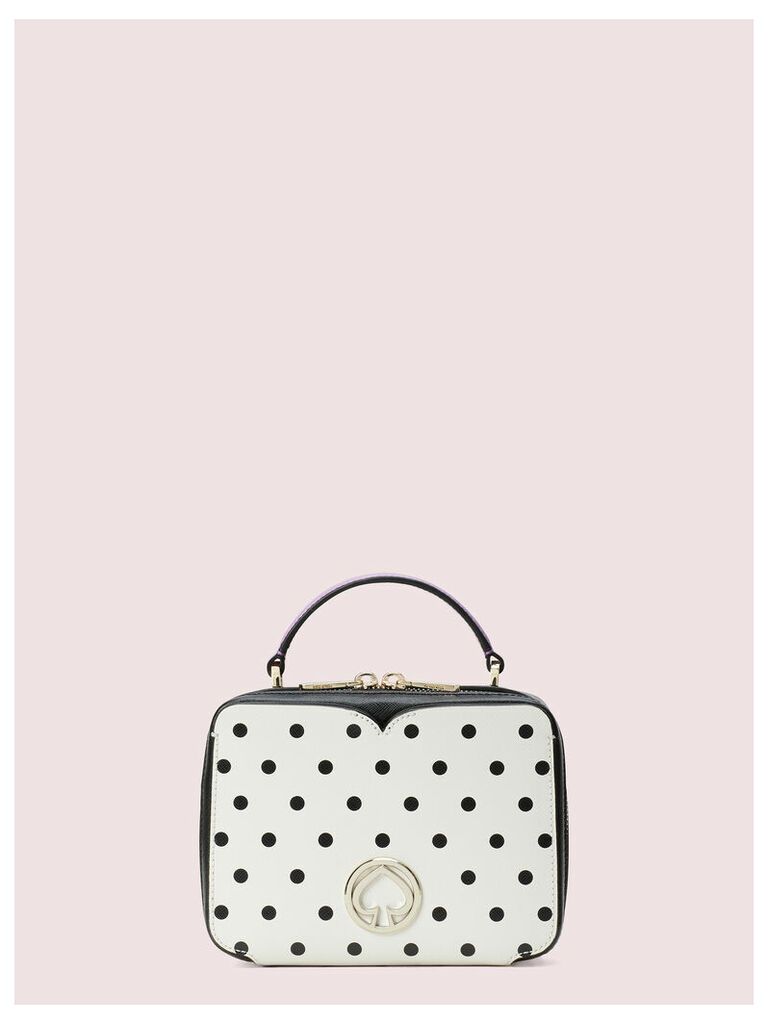 Vanity Cabana Dot Mini Top-Handle Bag - White - One Size