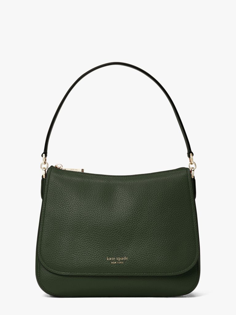 Polly Medium Convertible Flap Shoulder Bag - Green - One Size