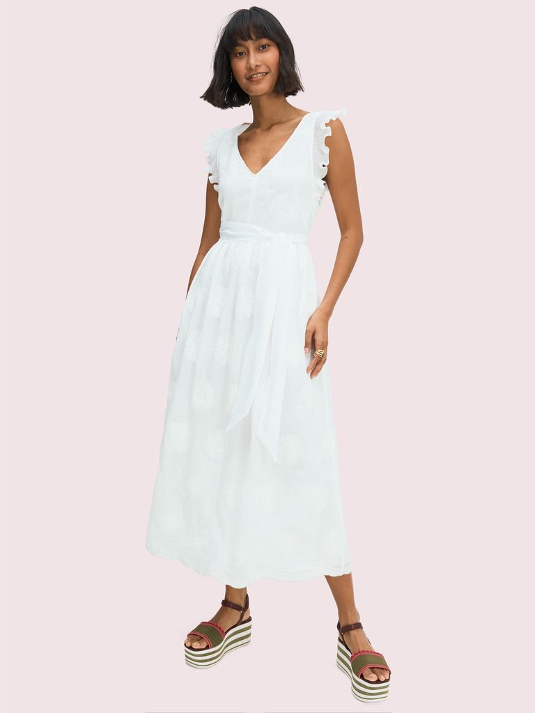 Bloom Organza Dress - White - 4
