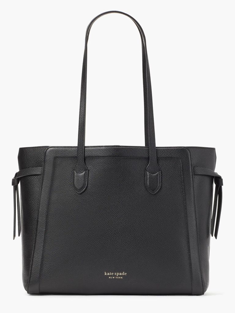 Kate Spade Knott Large Tote Bag Bag, Black, One Size