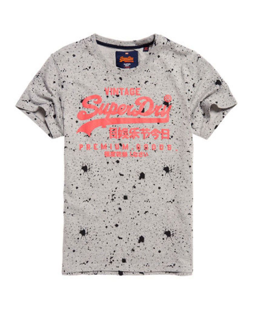 Superdry Premium Goods Paint Splatter T-Shirt