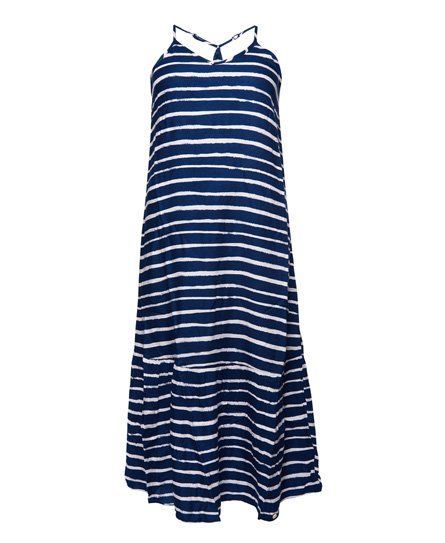 Women's Evee Maxi Dress Blue / Painted Stripes - Size: 6