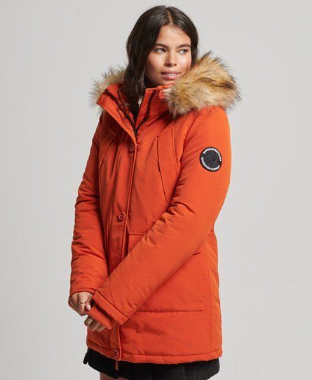 Women's Everest Parka Coat Orange / Pureed Pumpkin - Size: 8