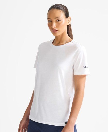 Women's Sport Train Core Short Sleeve T-Shirt White / Optic - Size: 8