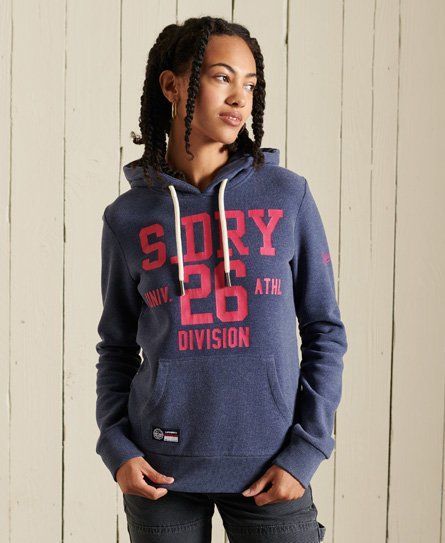 Women's Track and Field Hoodie Blue / Princedom Blue Marl - Size: 8