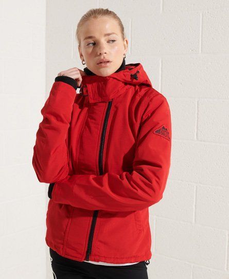 Women's Ottoman SD-Windcheater Jacket Red - Size: 8