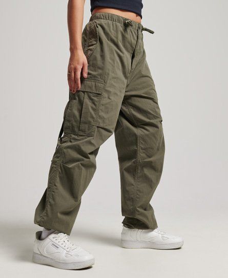 Women's Parachute Grip Pants Green / Olive Night - Size: 34/32