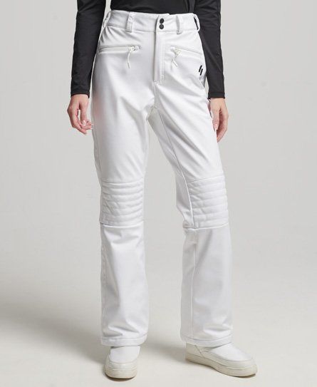 Women's Sport Ski Softshell Slim Pants White / Optic - Size: 12