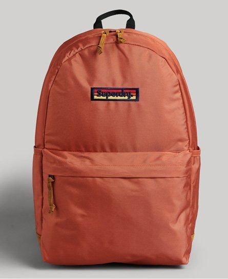 Women's Vintage Micro Embroidered Montana Backpack Orange / Burnt Orange - Size: 1SIZE