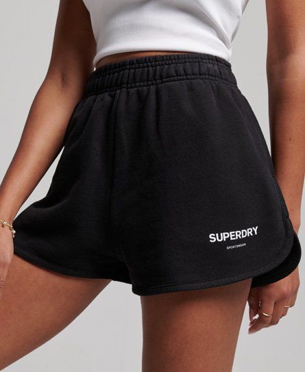 Women's Core Sport Sweat Shorts Black - Size: 14