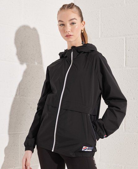 Women's Code Sport Lightweight Jacket Black - Size: 10