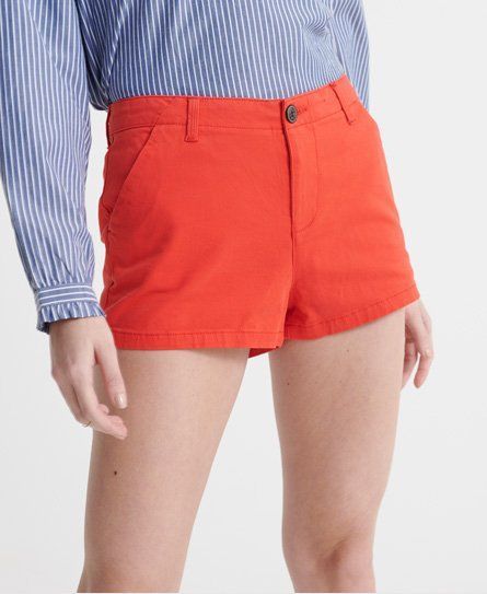 Women's Chino Hot Shorts Red / Apple Red - Size: 6