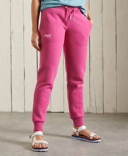 Women's Orange Label Classic Joggers Pink / Magenta Marl - Size: 14