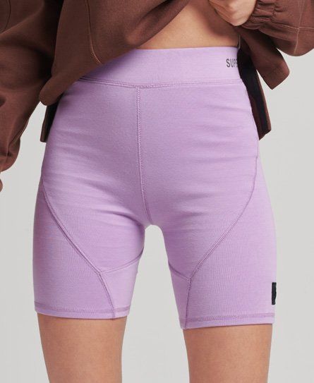 Women's Tech Cycling Shorts Purple / Mid Lilac - Size: 8