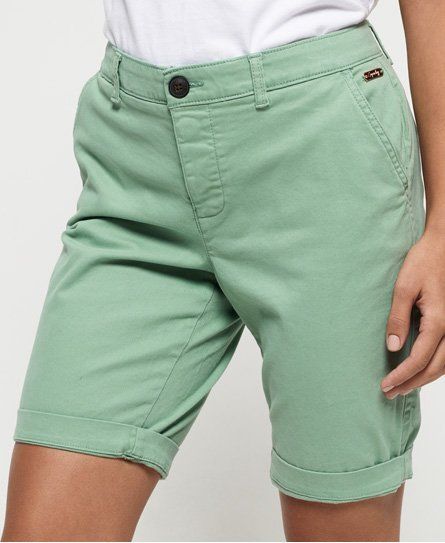 Women's Chino City Shorts Green / Dew Khaki - Size: 8