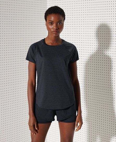 Women's Sport Running Free T-Shirt Black - Size: 8