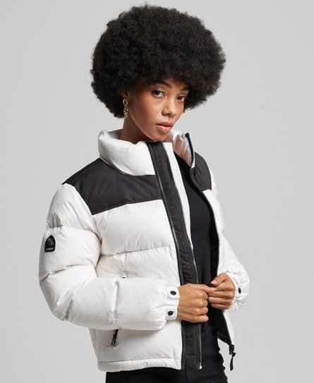 Women's Sportstyle Code Puffer Jacket White / Optic - Size: 14