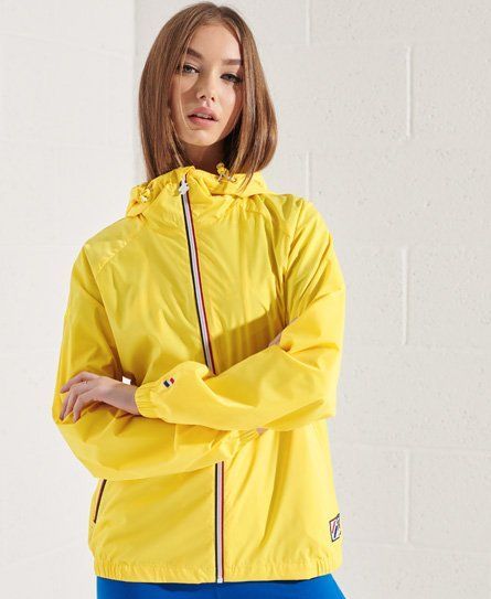 Women's Code Sport Lightweight Jacket Yellow / Golden Kiwi - Size: 10