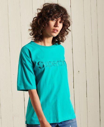 Women's Core Logo Source T-shirt Green / Opal Green - Size: 10