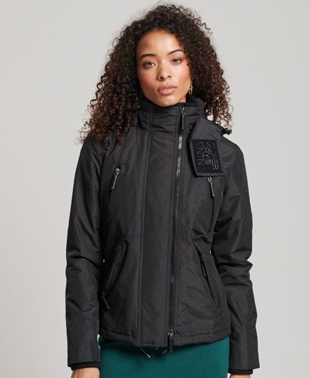 Women's Mountain SD-Windcheater Jacket Black - Size: 10