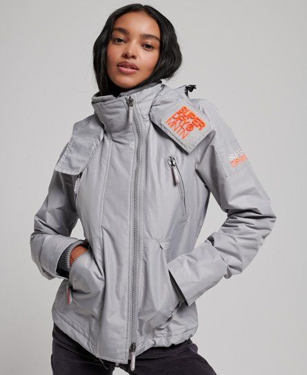 Women's Mountain SD-Windcheater Jacket Light Grey / Dove Grey - Size: 12