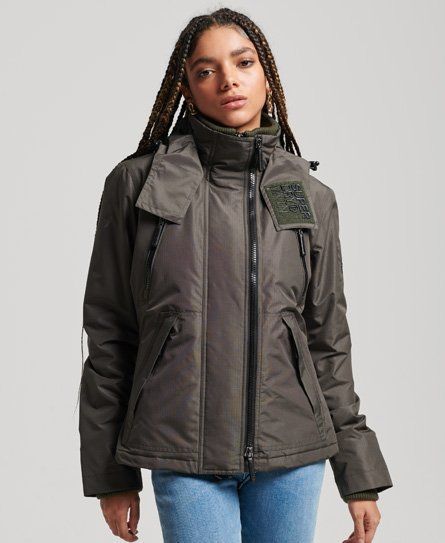 Women's Mountain SD-Windcheater Jacket Green / Surplus Goods Olive - Size: 14