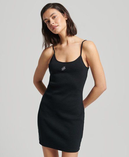Women's Essential Strappy Dress Black - Size: 10
