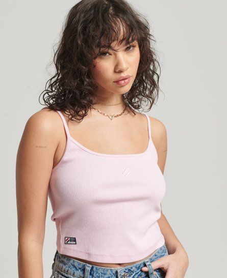 Women's Code Essential Strappy Tank Top Pink / Roseate Pink - Size: 8