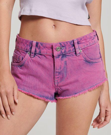 Women's Washed Hot Shorts Pink / Pink Wash - Size: 32