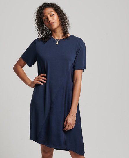 Women's Fabric Mix Dress Navy / Eclipse Navy - Size: 8