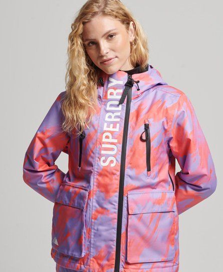 Women's Sport Ski Rescue Jacket Purple / Brush Camo Lilac - Size: 16