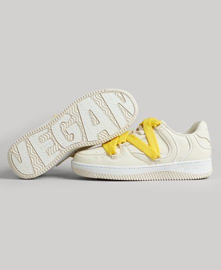 Women's Code Chunky Lace Trainer Cream / Off White/Off White - Size: 7