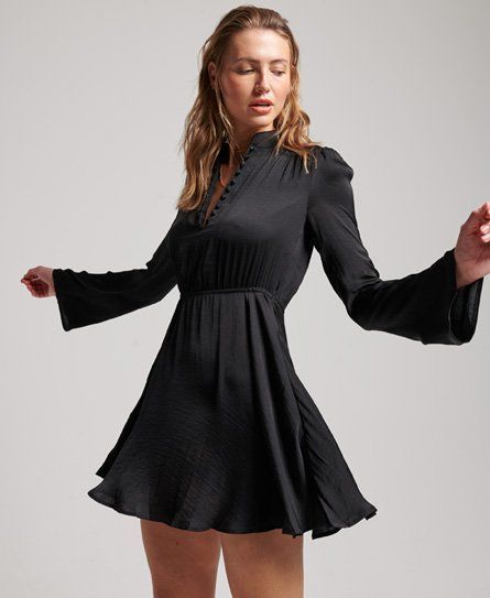 Women's Studios Flared Dress Black - Size: 12