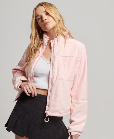 Women's Code Hybrid Trekker Jacket Pink / Pink Sunset - Size: 8