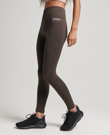 Women's Sport Core Seamless Tight Leggings Grey / Shale Dark Grey - Size: 10-12