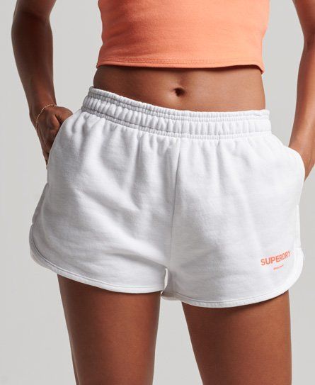 Women's Core Sport Sweat Shorts White / Optic - Size: 14