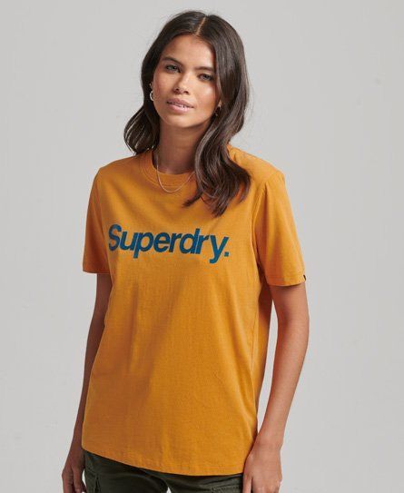 Women's Core Logo 80s T-Shirt Gold / Thrift Gold - Size: 10