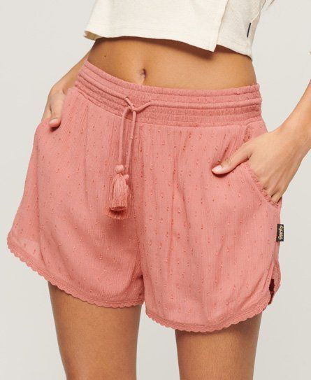 Women's Vintage Beach Shorts Pink / Smokey Rose - Size: 10